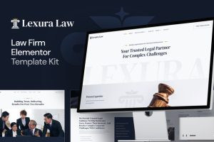 Professional law firm website design showcasing attorney services and credibility